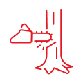 Icon Baumfällen